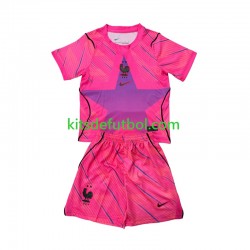 Equipación completa Niño World Cup 2026 Francia Portero Camiseta de visitante Manga Corta