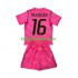 Equipación completa Niño World Cup 2026 Francia Portero Mike Maignan 16 Camiseta de visitante Manga Corta