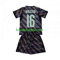 Equipación completa Niño World Cup 2026 Francia Portero Mike Maignan 16 Camiseta de local Manga Corta