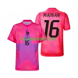 World Cup 2026 Francia Portero Mike Maignan 16 Hombre Camiseta de visitante Manga Corta