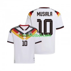 World Cup 2026 Alemania Jamal Musiala 10 Hombre Camiseta de local Manga Corta