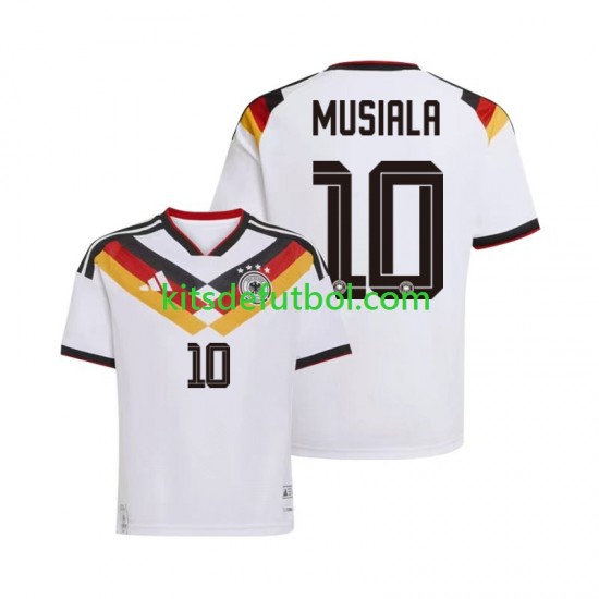 World Cup 2026 Alemania Jamal Musiala 10 Hombre Camiseta de local Manga Corta