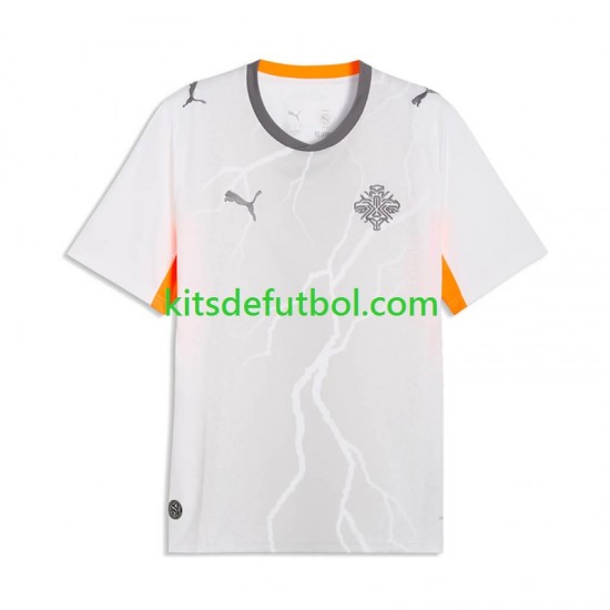 Islandia 2026 Hombre Camiseta de visitante Manga Corta