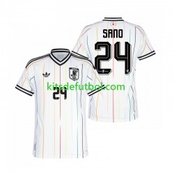 World Cup 2026 Japón Kaishu Sano 24 Hombre Camiseta de visitante Manga Corta