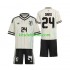 Equipación completa Niño World Cup 2026 Japón Kaishu Sano 24 Camiseta de visitante Manga Corta