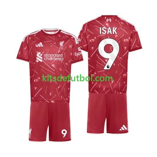 Equipación completa Niño Liverpool Alexander Isak 9 Camiseta de local 2026-2027 Manga Corta
