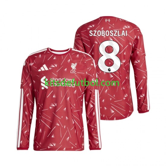 Liverpool Dominik Szoboszlai 8 Hombre Camiseta de local 2026-2027 Manga Larga