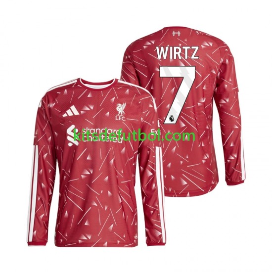 Liverpool Florian Wirtz 7 Hombre Camiseta de local 2026-2027 Manga Larga