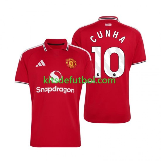 Manchester United Matheus Cunha 10 Hombre Camiseta de local 2026-2027 Manga Corta
