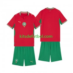 Equipación completa Niño Marruecos 2026 Camiseta de local Manga Corta