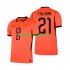 World Cup 2026 Países Bajos Frenkie de Jong 21 Hombre Camiseta de local Manga Corta