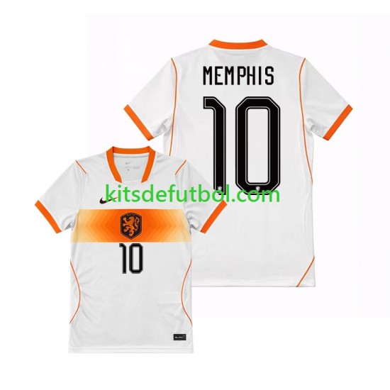 World Cup 2026 Países Bajos Memphis Depay 10 Hombre Camiseta de visitante Manga Corta