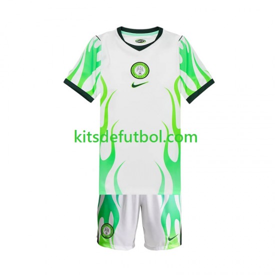 Equipación completa Niño Nigeria 2026 Camiseta de visitante Manga Corta