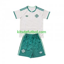 Equipación completa Niño Irlanda Del Norte 2026 Camiseta de visitante Manga Corta
