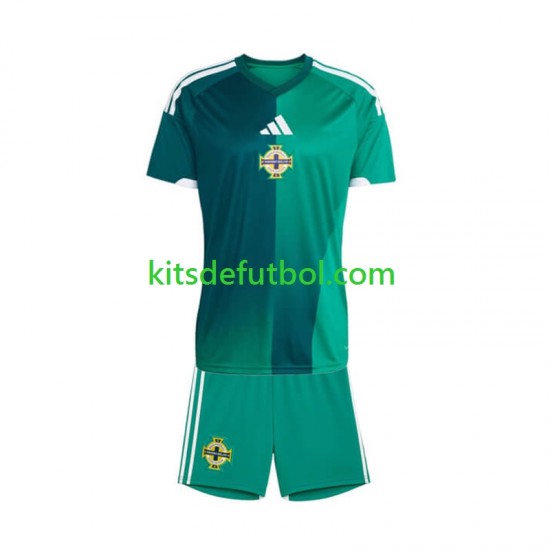 Equipación completa Niño Irlanda Del Norte 2026 Camiseta de local Manga Corta