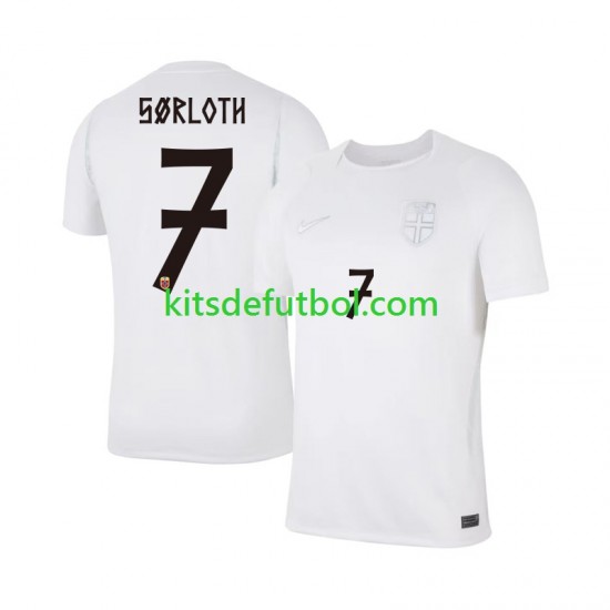 World Cup 2026 Noruega Alexander Sorloth 7 Hombre Camiseta alternativa Manga Corta