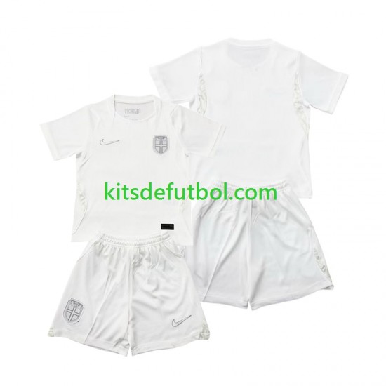 Equipación completa Niño World Cup 2026 Noruega Camiseta alternativa Manga Corta