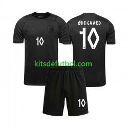 Equipación completa Niño World Cup 2026 Noruega Martin Odegaard 10 Camiseta de visitante Manga Corta
