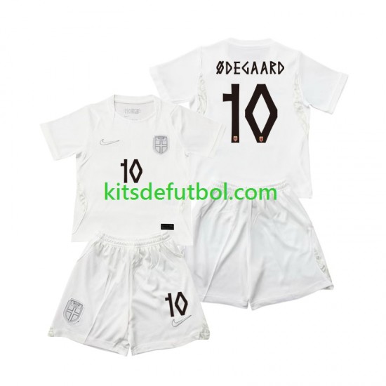 Equipación completa Niño World Cup 2026 Noruega Martin Odegaard 10 Camiseta alternativa Manga Corta