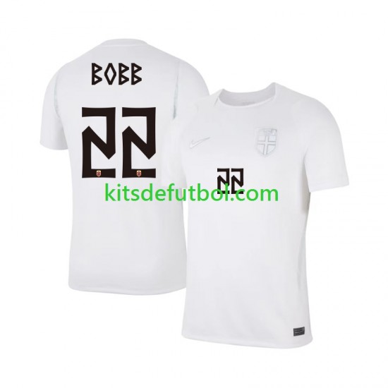World Cup 2026 Noruega Oscar Bobb 22 Hombre Camiseta alternativa Manga Corta