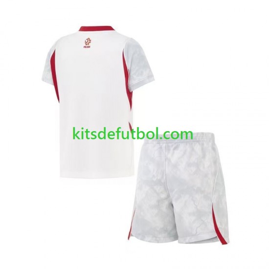 Equipación completa Niño World Cup 2026 Polonia Camiseta de local Manga Corta