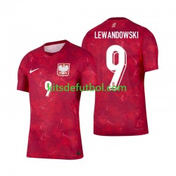 Polonia Robert Lewandowski 9 2026 Hombre Camiseta de visitante Manga Corta
