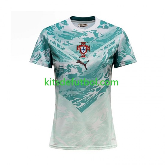 World Cup 2026 Portugal Mujer Camiseta de visitante Manga Corta