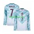 World Cup 2026 Portugal Cristiano Ronaldo 7 Hombre Camiseta de visitante Manga Larga