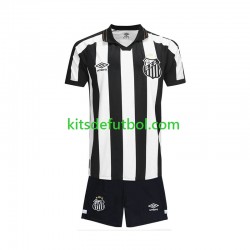 Equipación completa Niño Santos FC Camiseta de visitante 2026-2027 Manga Corta