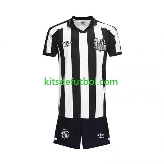 Equipación completa Niño Santos FC Camiseta de visitante 2026-2027 Manga Corta