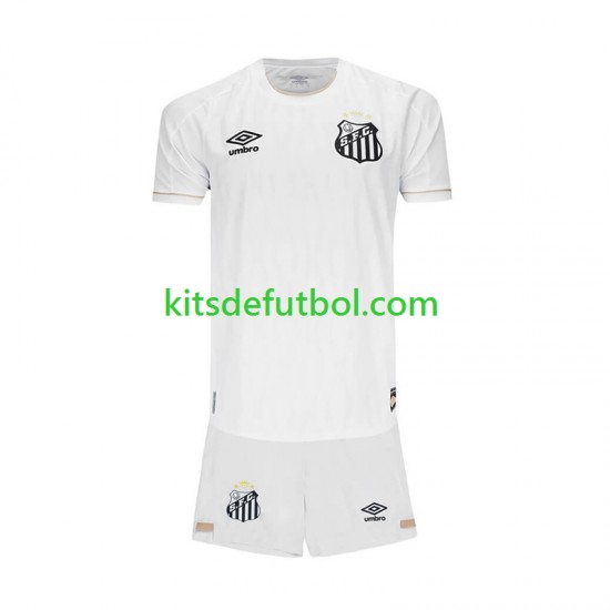 Equipación completa Niño Santos FC Camiseta de local 2026-2027 Manga Corta