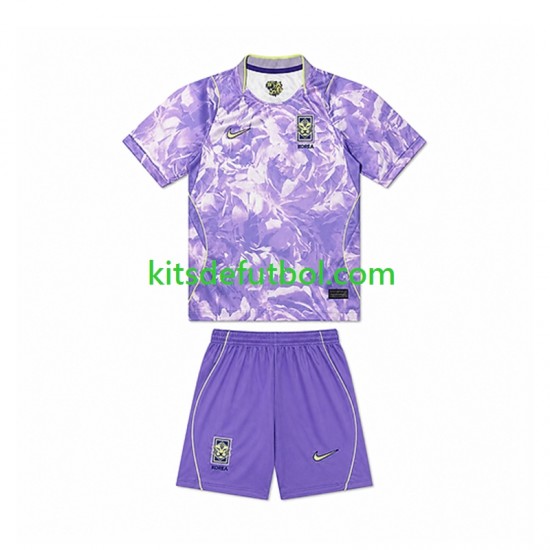 Equipación completa Niño World Cup 2026 Corea Del Sur Camiseta de visitante Manga Corta