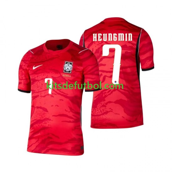 World Cup 2026 Corea Del Sur Son Heung-min 7 Hombre Camiseta de local Manga Corta