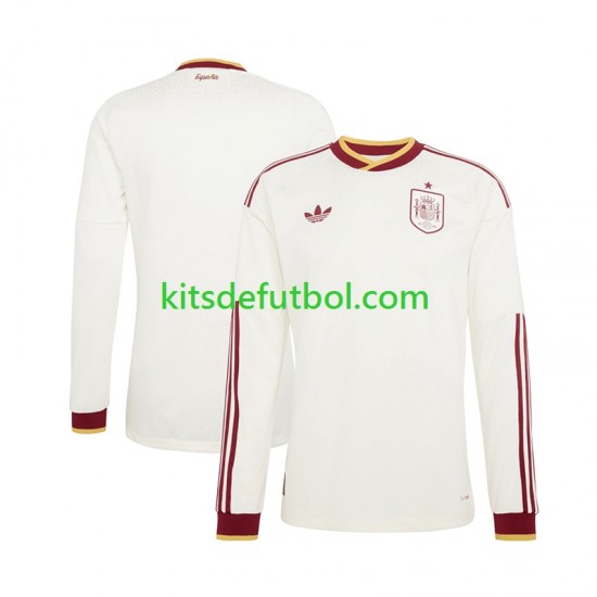 World Cup 2026 España Hombre Camiseta de visitante Manga Larga