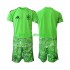 Equipación completa Niño World Cup 2026 España Portero 6th Green color Camiseta Manga Corta