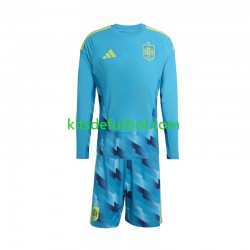 Equipación completa Niño World Cup 2026 España Portero Camiseta de local Manga Larga