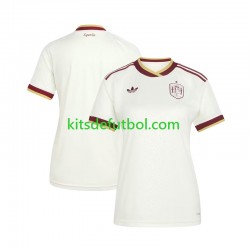 World Cup 2026 España Mujer Camiseta de visitante Manga Corta
