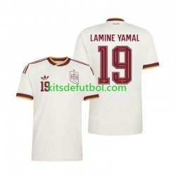 World Cup 2026 España Lamine Yamal 19 Hombre Camiseta de visitante Manga Corta
