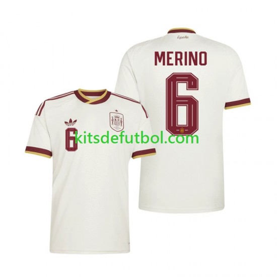 World Cup 2026 España Mikel Merino 6 Hombre Camiseta de visitante Manga Corta