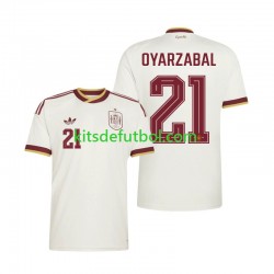 World Cup 2026 España Mikel Oyarzabal 21 Hombre Camiseta de visitante Manga Corta