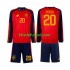 Equipación completa Niño World Cup 2026 España Pedri 20 Camiseta de local Manga Larga
