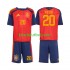 Equipación completa Niño World Cup 2026 España Pedri 20 Camiseta de local Manga Corta