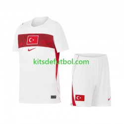 Equipación completa Niño World Cup 2026 Turquía Camiseta de visitante Manga Corta