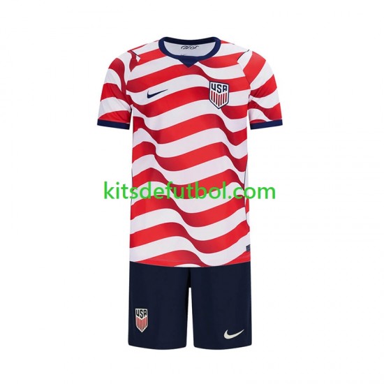 Equipación completa Niño World Cup 2026 Estados Unidos Camiseta de local Manga Corta