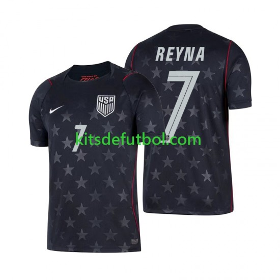 World Cup 2026 Estados Unidos Giovanni Reyna 7 Hombre Camiseta de visitante Manga Corta