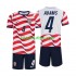 Equipación completa Niño World Cup 2026 Estados Unidos Tyler Adams 4 Camiseta de local Manga Corta