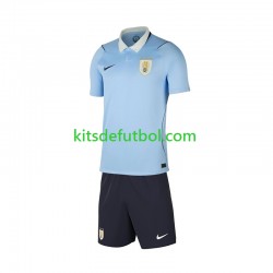 Equipación completa Niño World Cup 2026 Uruguay Camiseta de local Manga Corta