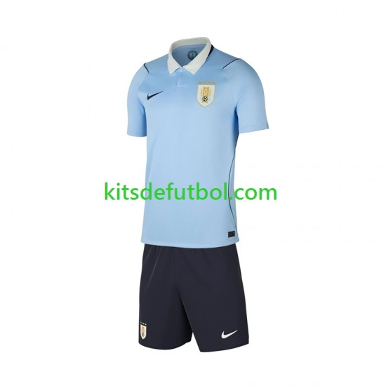 Equipación completa Niño World Cup 2026 Uruguay Camiseta de local Manga Corta