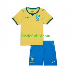 Equipación completa Niño Brasil World Cup 2026 Camiseta de local Manga Corta