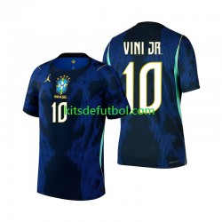 Brasil Vinicius Junior 10 World Cup 2026 Hombre Camiseta de visitante Manga Corta